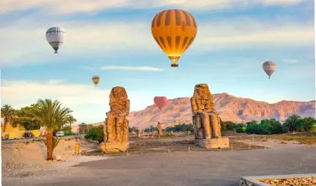  balade en montgolfière au-dessus de Louxor
