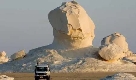 excursion dans le désert blanc