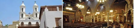 L'église suspendue du Caire